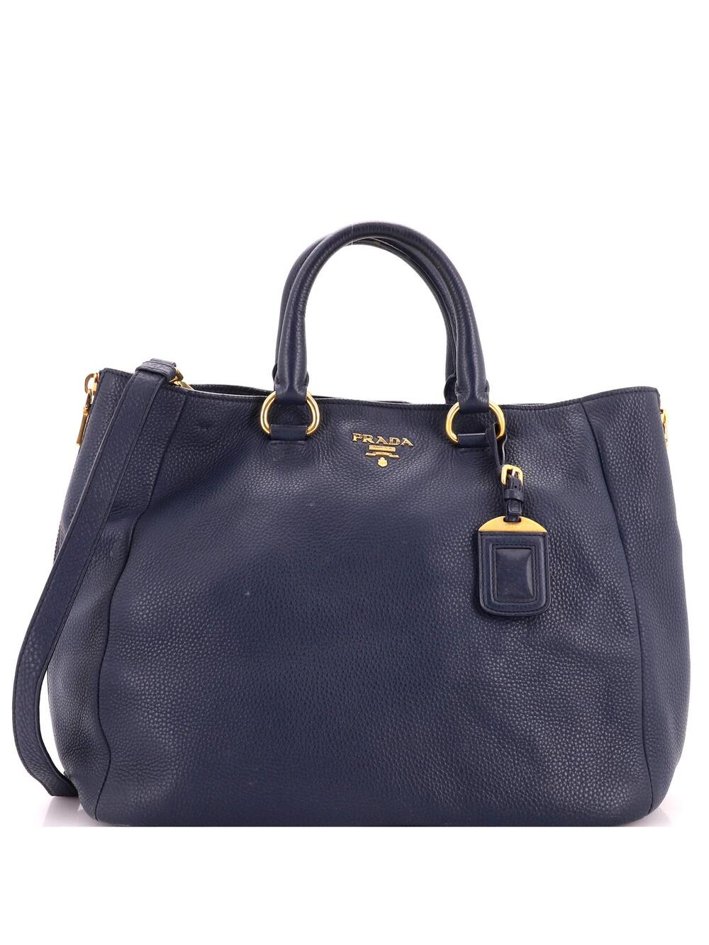 Prada Side Zip Shopper Tote Vitello #364390P89B